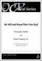 Be Still and Know that I Am God SATB choral sheet music cover